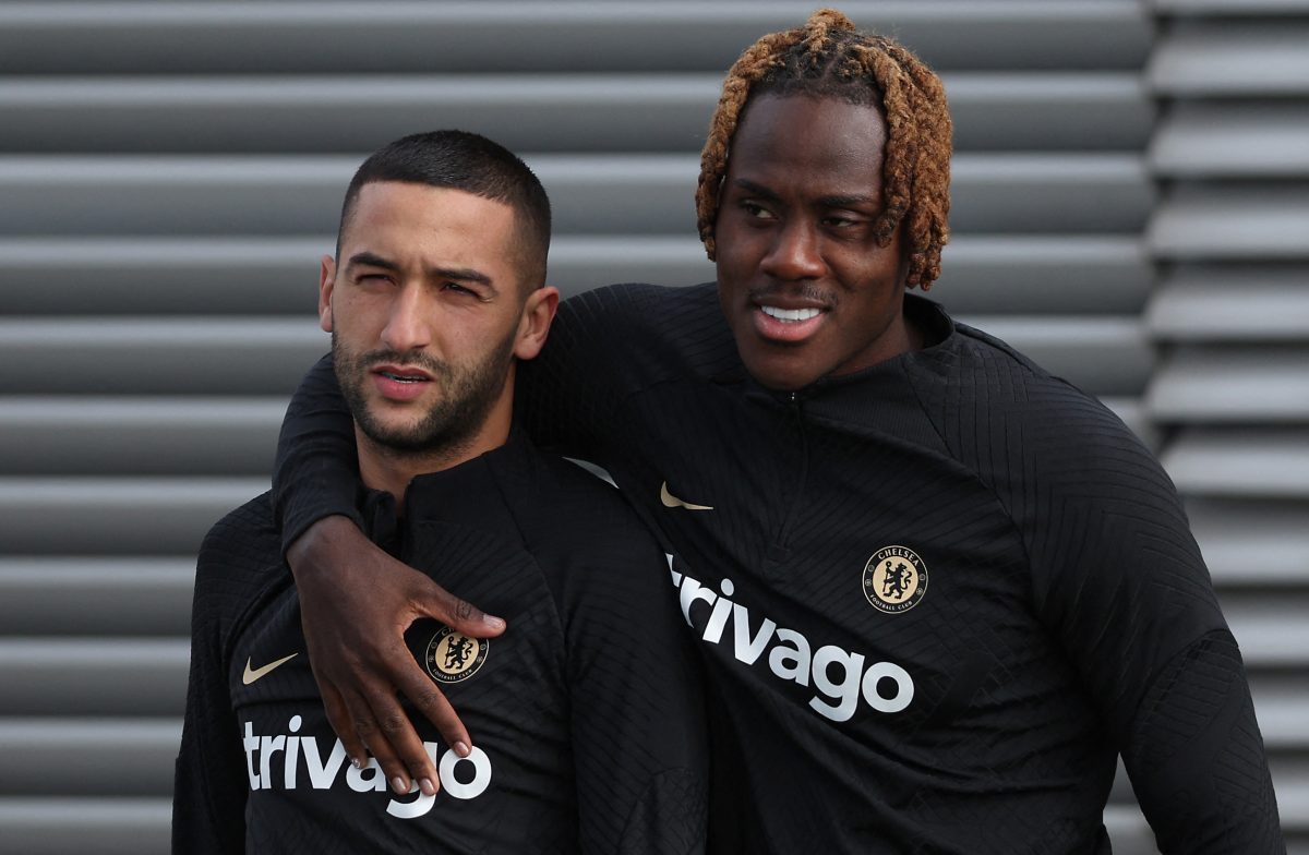 Trevoh Chalobah (R) has been a regular for Chelsea this season. (Photo by Adrian DENNIS / AFP) (Photo by ADRIAN DENNIS/AFP via Getty Images)