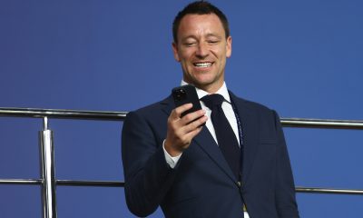 Chelsea legend, John Terry, in the stands as the Blues play against Palmeiras.