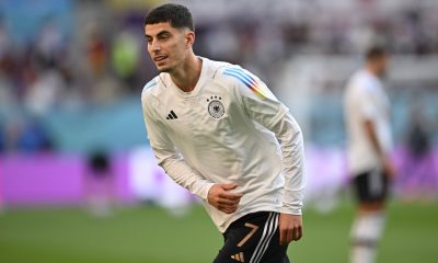 Cheslea and Germany star, Kai Havertz, at the 2022 FIFA World Cup. (Photo by Stuart Franklin/Getty Images)