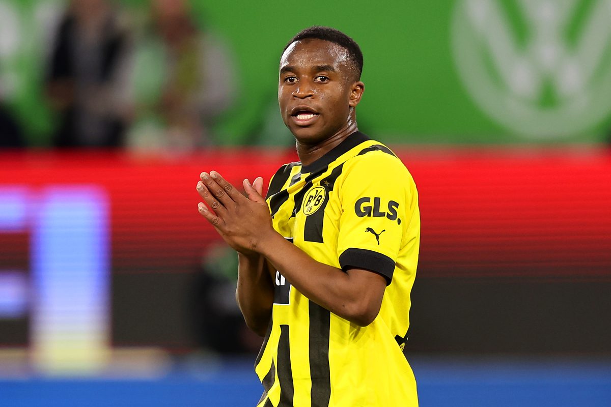 Youssoufa Moukoko of Borussia Dortmund has been linked with a transfer to Chelsea. 