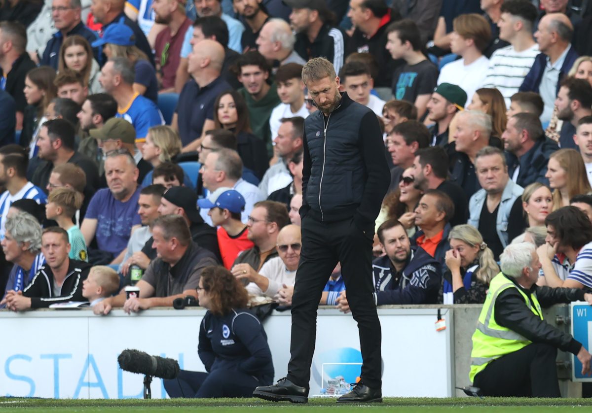 Chelsea boss Graham Potter will have to work his magic to change the Blues course for the second half of the season. (Photo by Alex Pantling/Getty Images)