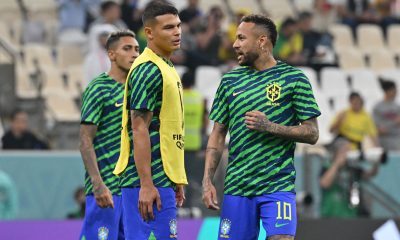 Neymar Jr and Thiago Silva for Brazil.
