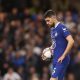 Jorginho of Chelsea prepares to take a penalty before he scores his sides first goal during the Premier League match between Chelsea FC and Manchester United at Stamford Bridge on October 22, 2022 in London, England