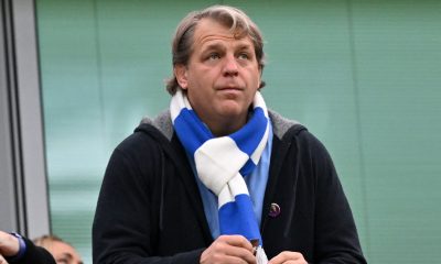 Chelsea's US owner Todd Boehly looks on.