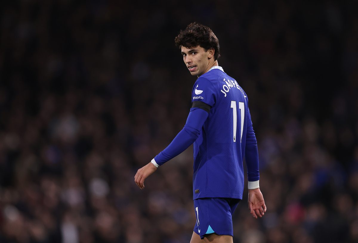 LONDON, ENGLAND - JANUARY 12: Joao Felix of Chelsea reacts during the Premier League match between Fulham FC and Chelsea FC at Craven Cottage on January 12, 2023 in London, England