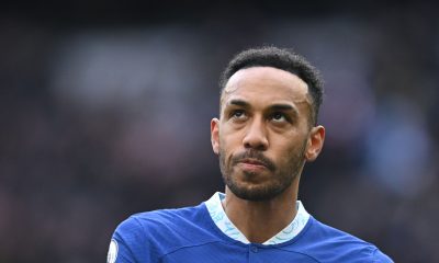 Pierre-Emerick Aubameyang spotted in Barcelona dressing room amidst Chelsea uncertainty.