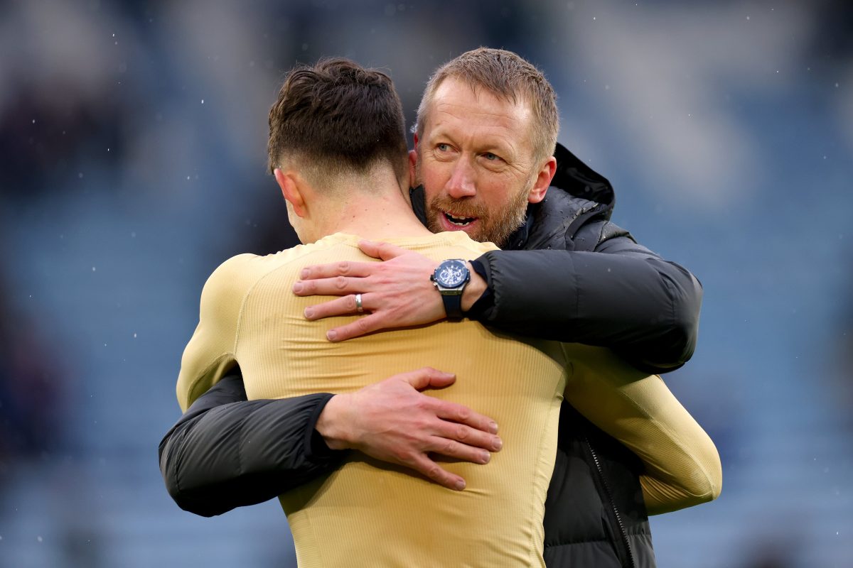Ben Jacobs praises Chelsea boss Graham Potter for his management of Mykhaylo Mudryk. (Photo by Marc Atkins/Getty Images) 