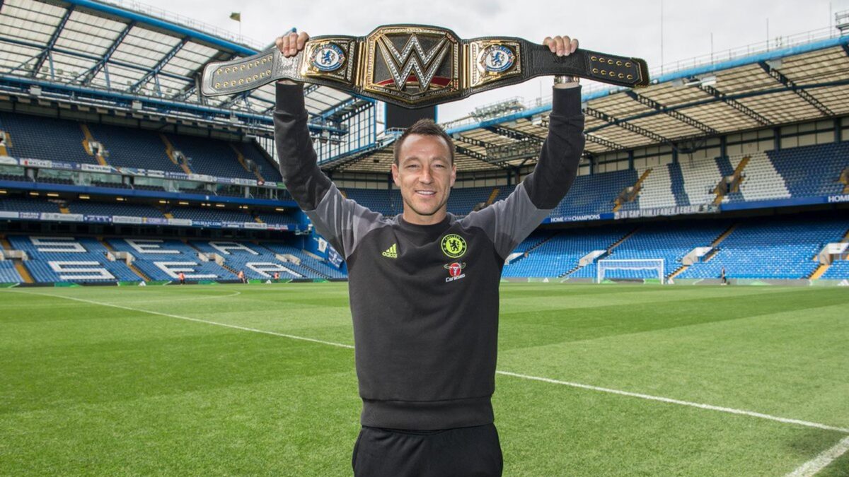 Bayer Leverkusen received a WWE belt, which might be nostalgic for Chelsea fans.